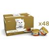Gourmet Gold Tortini Cat Lattina Multipack 48x85G MIX CARNE E PESCE