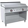 GC Cooking FryTop Professionale a Gas - Piastra Liscia Cromata - Profondità 70