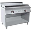 GC Cooking FryTop Professionale a Gas - Piastra 2/3 Liscia 1/3 Rigata - Profondità 70