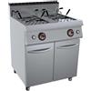GC Cooking Cuocipasta Professionale a Gas su Mobile - Capacità 30 + 30 l - Profondità 70