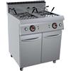 GC Cooking Cuocipasta Professionale Elettrico su Mobile - Capacità 30 + 30 l - Profondità 70