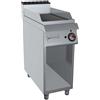 GC Cooking FryTop Professionale a Gas - Piastra Rigata - Profondità 90