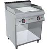 GC Cooking FryTop Professionale Elettrico - Piastra 2/3 Liscia 1/3 Rigata Cromata - Profondità 90