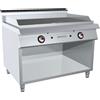 GC Cooking FryTop Professionale a Gas - Piastra Liscia Cromata - Profondità 90
