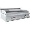 GC Cooking FryTop Professionale Elettrico da Banco - Piastra Liscia - Profondità 90