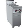 GC Cooking Friggitrice Professionale Elettrica su Mobile - Capacità 8+8 l - Profondità 90