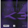 Tibhar Rivestimento ibrido K3 colore 2,3 mm, rosso, dimensioni 2,3 mm, rosso