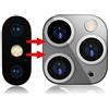 Mighty-eagle Applicabile per iPhone X/XS/XS Max Secondi Passa a 11 PRO Max Copriobiettivo per Fotocamera Aggiornamento Adesivo Adesivo in Metallo Protezione Obiettivo per Schermo in Vetro temperato