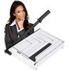Ediesi, Taglierina per Carta, A4, Professionale, Manuale, Massima Precisione, Cutter, 3 Colori disponibili (Bianco)
