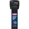 ABUS Bordo 6000C Lucchetto pieghevole a LED con porta lucchetto SH - lucchetto pieghevole per bicicletta con codice numerico illuminato - livello di sicurezza 10 - lunghezza 90 cm