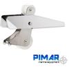 PIMAR MUSONE DI PRUA IN ACCIAIO INOX 328 X 100 MM ACCESSORI BARCA NAUTICA ANCORA 10'KG