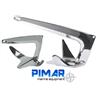 PIMAR ANCORA BARCA TREFOIL IN ACCIAIO INOX 7,5 Kg AISI 316 NAUTICA