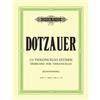 Etudes(113) 2 - spartiti per violoncello - Friedrich Dotzauer - ED PETERS
