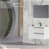 FALEGNAMERIA ADRIATICA Oceano - Symphony mobile + specchio da 80cm 3 Finiture : Colore mobile - Bianco lucido