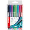 STABILO SENSOR F - Fineliner con punta ammortizzata - Tratto Fine (0,3 mm) - Astuccio da 8 - Colori assortiti