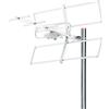 LIFE ELECTRONICS ANTENNA TV DIGITALE TERRESTRE 8 ELEMENTI UHF DVB-T2 HD ALTO GUADAGNO LTE 21-60