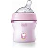 Chicco Natural Feeling - Biberon 0M+ Capacità 150ml Colore Rosa, 1 Pezzo