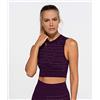 HEART AND SOUL Top Sportivo Donna - Pergamena Purple