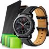 Generic Cinturino per Samsung Galaxy Watch 46 mm, cinturino in pelle di ricambio per Samsung Galaxy Watch 3 45 mm, compatibile con Samsung Gear S3 Frontier/Classic
