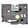 Nastro per etichettatrice compatibile Brother TZE-251 TZe TAPE Laminato da 24 mm (Rotolo 8 metri) NERO SU BIANCO