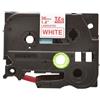 Nastro per etichettatrice compatibile Brother TZE-262 TZe TAPE Laminato da 36 mm (Rotolo 8 metri) ROSSO SU BIANCO