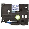 Nastro per etichettatrice compatibile Brother TZE-263 TZe TAPE Laminato da 36 mm (Rotolo 8 metri) BLU SU BIANCO
