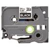 Nastro per etichettatrice compatibile Brother TZE-355 TZe TAPE Laminato da 24 mm (Rotolo 8 metri) BIANCO SU NERO