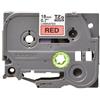 Nastro per etichettatrice compatibile Brother TZE-441 TZe TAPE Laminato da 18 mm (Rotolo 8 metri) NERO SU ROSSO