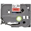 Nastro per etichettatrice compatibile Brother TZE-451 TZe TAPE Laminato da 24 mm (Rotolo 8 metri) NERO SU ROSSO
