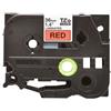 Nastro per etichettatrice compatibile Brother TZE-461 TZe TAPE Laminato da 36 mm (Rotolo 8 metri) NERO SU ROSSO