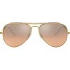 Ray-Ban RB3025 Aviator Occhiali da Sole Unisex Adulto, Oro (Gold 001/3E), 58 mm