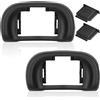 ChromLives Silicone Morbido Oculare Fotocamera Camera Oculare per Sony A7III A7II A9 A7S A99II A58 A7 A7R IV A7RIII A7SII 2Pack Copertura Scarpe Calde Fotocamera + 2Pack Fotocamera Eye Cup Sostituzione per Sony