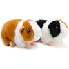 Aoriher 2 Pezzi Porcellino d'India in Peluche Carina da 8 Pollici Giocattoli di Animali Realistici Imbottiti Bambola di Cavia Morbida Arredamento per Feste da Ragazzi (Nero, Giallo, Cavia)