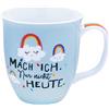 H:)PPY life Tazza con motivo arcobaleno | Tazza da caffè in porcellana, 40 cl | Tazza con scritta, regalo | 46405