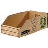 GielleService Fellowes Bankers Box Earth Vassoio di cartone da 147mm Cartone riciclato certificato FSC Colore marrone