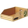 GielleService Fellowes Bankers Box Earth Vassoio di cartone da 200 mm - Montaggio manuale Cartone riciclato Certificato FSC Colore marrone