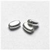 Distanziatore Ovale Foro Passante In Argento 925/°°°