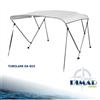 Pimar Tendalino Capottina Parasole in Alluminio Ø25 A Tre Archi 200/220 BARCA GOMMONE