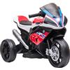 HOMCOM Moto per Bambini 18-60 Mesi Modello BMW HP4 con Fari, Musica e Pedali, in PP e Metallo, 82.5x42x54 cm, Rosso|Aosom
