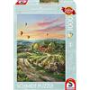 Schmidt Spiele 57366 Thomas Kinkade, Peaceful Valley Vineyard, Puzzle da 1000 Pezzi, one Size