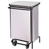 Ristosubito Contenitore mobile a pedale inox - Pattumiera MDL Apertura a libro Modello FRONTINOX Capacità Lt. 70 Dim. cm L.48 P.42 H.75.5