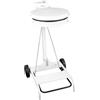 Ristosubito Portasacco mobile metallo bianco con coperchio e pedale MDL Per sacchi da 110 litri Modello Contimobile 601042
