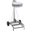 Ristosubito Portasacco mobile metallo GRIGIO con coperchio e pedale MDL Per sacchi da 110 litri Modello Contimobile 601043