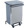 Ristosubito Contenitore mobile a pedale inox - Pattumiera MDL acciaio satinato CONTINOXS 790650 Capacità Lt. 70 Dim. cm L.48 P.42 H.75.5