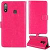 Lankashi Premium Custodia Portafoglio in PU Pelle Supporto Caso Guscio Protettiva Cover Flip Skin Case per BRONDI Amico Smartphone XL Nero 6 (Rosa)