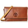 Timberland RFID Leather Crossbody Wallet Purse, Borsa a Tracolla Pelle Donna, Nero (Cav), Einheitsgröße