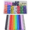 HUAZIZ 100 Pezzi Dadi 6 Facce 12mm Dadi da Gioco per enzi, Farkle, Yahtzee, Bunco or Insegnare i Matematici, 10 Colori