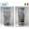 Carrello-Armadio CALDO per MANTENIMENTO Temperatura, Ventilato per 18 Teglie da cm 60x40