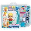 Cicciobello - Amicicci Play Time, Tenero Bebè Biondo con Pannolino Colorato, Mini Personaggio con Accessori, per Bambine a Partire dai 3 Anni, CC000100, Giochi Preziosi