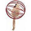Cat&rina topo nella palla beige e rosso cm 6x6x6